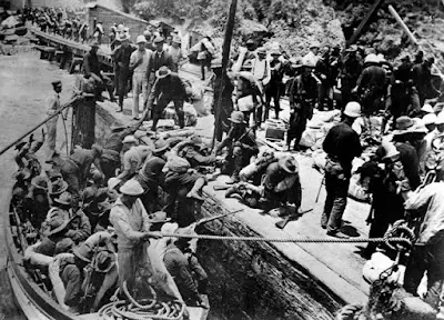 Llegada de tropas USA